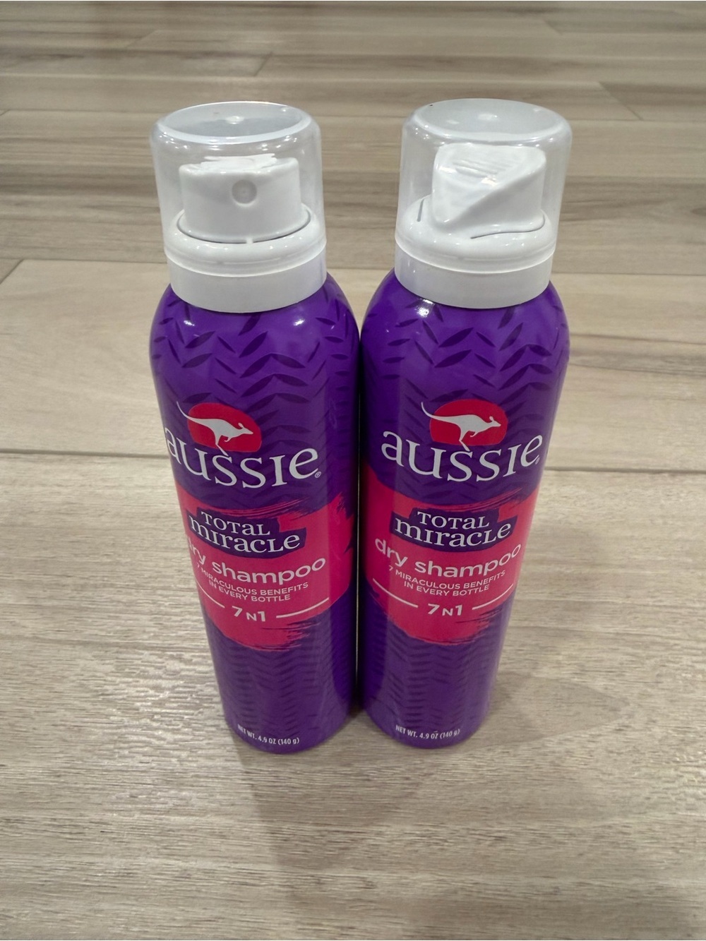 VERY RARE 2X Aussie Total Miracle Dry Shampoo 7-in-1 NEW 4.9 oz DISCONTINUED!